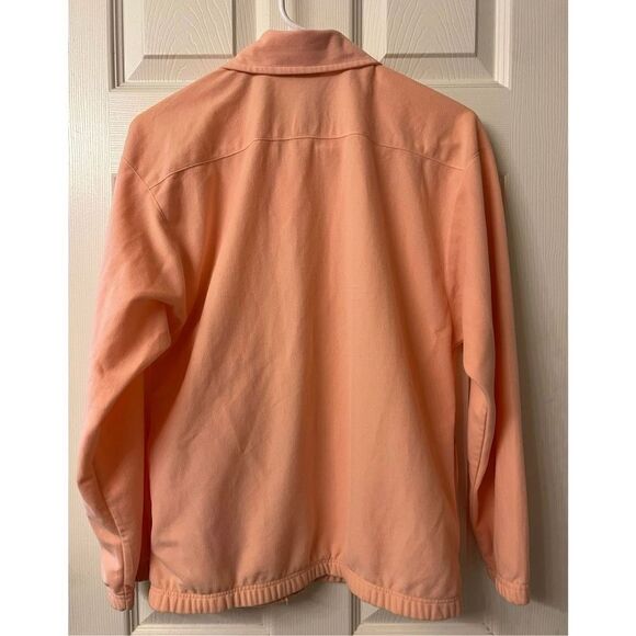 Vintage Ellesse 80s Euro Golf Style Fleece Tracksuit Jacket Womens Made in Italy - Picture 4 of 9